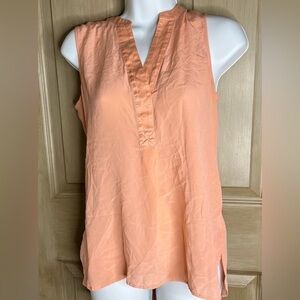 Banana Republic Sleeveless Coral Blouse Size S